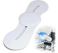 Planche de transfert médical avec disque pivotant 360° pour PMR et senior | Polymère, toboggan pivotant à 360°, lit vers fauteuil roulant, personnes âgées, transfert sûr et fluide sans levage.