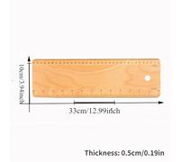 Planche De Transfert Pain Planche de transfert Baguette cuisson en bois, 38cm, rectangulaire, Double échelle, planche à rabat, Ciabatta, pâte, accessoires cuisine(33 * 10 * 0.5cm)