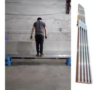 Planche d'échafaudage en aluminium télescopique pour la soudure et la construction avec la capacité de charge élevée