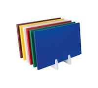 Planche découpe - PE - 500x300x15mm - Marron - Aliments cuits - Antidérapant - Saro