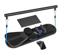 Planche d'entraînement 5 en 1 pour pilates - Multifonctionnelle - Pour femmes, hommes, adultes, débutants, amateurs de fitness, praticiens de yoga, salle de sport à domicile, studio, appartement