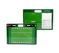 Planche d'entraînement de rugby effaçable pour entraîneurs, imperméable et durable, facile à transporter, avec 2 marqueurs à base d'eau, pour analyse stratégique