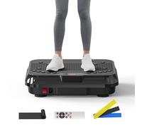 Planche d'entraînement intégrale pour femme, capacité de poids de 181,4 kg, planche vibrante à 250 vitesses réglables pour perte de graisse et sculpture du corps, planche