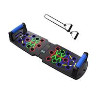 Planche d'entraînement push-up - Équipement d'exercice multifonctionnel à domicile, supports antidérapants avec compteur automatique intégré, outil d'entraînement musculaire et de force pour la poitri