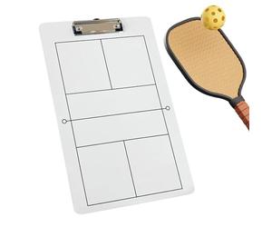 Planche d'entraînement, tableau blanc effaçable de stratégie d'apprentissage double face, 35 x 22 cm, équipement compact et léger pour l'analyse des données et la pratique d'équipe
