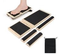 Planche d'équilibre à une jambe, renforceur de cheville et de pied pour cheville foulée, planche en bois anti-dérapante, correcteur de posture, entraîneur de renforcement des pieds avec sac de rangeme