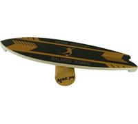 Planche d'équilibre ACRA Indoorboard Wave, noir et jaune