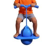 Planche d'équilibre avec barre de saut - Table de | Balle à sauter avec poignée en caoutchouc ABS | Équipement d'entraînement de balle pour la gym et l'entraînement A