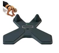 Planche d'équilibre avec coussin, support coudière inclinable à 360° avec base, 40 x 35 x 8 cm, en polymère lourd, style noir simple pour les bureaux, outil de stabilité de fitness pour hommes