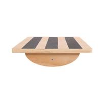 Planche D'équilibre En Bois Durables | Surface Texturée Antidérapante, Plate-Forme D'équilibre En Contreplaqué, Robuste, pour Étirements
