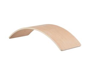 Planche d'équilibre en bois naturelle