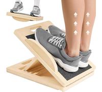 Planche d'équilibre et planche inclinée en bois réglable pour étirement du mollet, planche mobile pour physiothérapie, entraînement d'équilibre, 1,8 cm d'épaisseur, pour squats, étirement musculaire