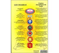 Planche des Chakras fond jaune - 17x24 cm