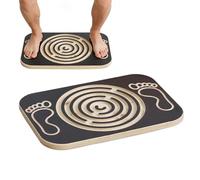 Planche d'étirement des mollets - Bloc d'étirement « équilibre » angle réglable en bois | Barre compensée inclinée pour squats pour jambes Gym Exercices Entraînement Bureau I