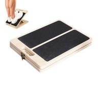 Planche D'Étirement Du Mollet | Planche D'Étirement Inclinée En Bois Repliable - Bloc Ajustable Plantaire | Pour Entraînement Exercice Pilates Yoga Fitness Équilibre Femmes