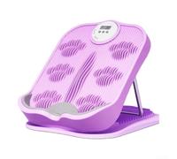 Planche d'étirement pliable réglable à 18 niveaux avec rembourrage en mousse souple, base antidérapante et texture de massage 3D pour la maison, la salle de sport, le bureau, l'exercice des jambes et