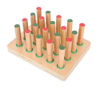 Planche D'exercice des Doigts, Planche D'insertion Orthopédique En Bois, Planche D'exercice des Doigts Pour les Patients Victimes D'AVC Et Hémiplégiques(M)