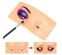 Planche d'exercices de maquillage 5D, aide parfaite pour pratiquer, tableau d'exercices réutilisable en silicone