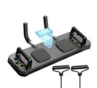 Planche d'exercices | Planche de pompes musculaires avec minuteur | de pompes multifonctions réglables avec poignée et coussinet antidérapants, coussinet de fitness professionnel pour homme