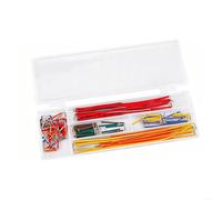 Planche d'expérimentation sans soudure pour fil de démarrage en forme de U, 65 pièces, 140 pièces de fil métallique 22 AWG pour laboratoires électroniques éducatifs (140 pièces)