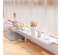 Planche d'extension de rebord de fenêtre, support pour plantes d'intérieur peu encombrant, étagère de rangement personnalisable pour cuisine et chambre à coucher, H 80 cm, L 80 x l 30 cm