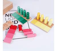 Planche Éducative Montessori En Bois Pour Enfants, Puzzle Sensoriel De Couleur De Ressemblance, Aide Pédagogique, Jouet Pour Enfants D'Âge Préscolaire