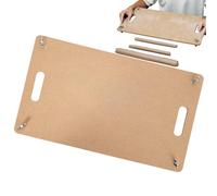 Planche en argile portable, travail de poterie avec poignée intégrée, design robuste et antiadhésif, outil de bricolage facile à nettoyer pour sculpter, construire à la main, art en céramique,