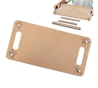 Planche en argile portable, travail de poterie avec poignée intégrée, design robuste et antiadhésif, outil de bricolage facile à nettoyer pour sculpter, construire à la main, art en céramique,