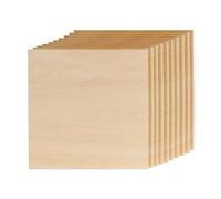Planche En Bois Brut 10 feuilles de contreplaqué tilleul, bois minces non finies for découpe et gravure laser, for la création d'ornements à faire soi-même