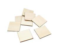 Planche En Bois Brut 15 à 100 pièces de carrés bois bruts 10 50 mm for la création modèles et décorations en (bricolage, scrapbooking, loisirs créatifs)(30mm 30pcs)