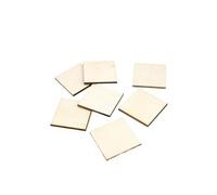Planche En Bois Brut 15 à 100 pièces de carrés bois bruts 10 50 mm for la création modèles et décorations en (bricolage, scrapbooking, loisirs créatifs)(25mm 30pcs)