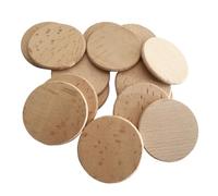 Planche En Bois Brut 200 rondelles de bois brut for projets loisirs créatifs ; feuilles contreplaqué for travaux manuels(25MM_3.0MM)