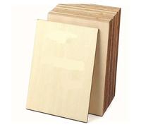 Planche En Bois Brut 25 pièces de bois brut, feuilles tilleul 2 mm d'épaisseur, fines contreplaqué for loisirs créatifs, idéales for les projets bricolage