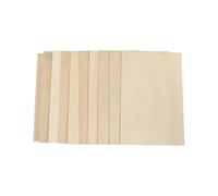 Planche En Bois Brut 5/10 pièces de contreplaqué tilleul for loisirs créatifs (bricolage, pyrogravure) - Matériel bois brut for la réalisation maquettes maisons, bateaux et avions(20-30CM_0.15CM)