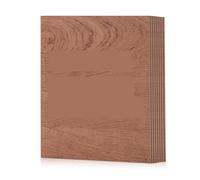 Planche En Bois Brut Lot de 6 feuilles contreplaqué bubinga 30×30 cm, bois fin non fini for découpe et gravure laser, loisirs créatifs for adultes(6mm 8 Pack)