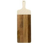 AltoBuy Planche en Bois de manguier avec Manche texturé nid d'abeille Beige (L58cm)