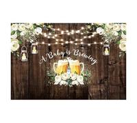 Planche en Bois, Mur de Fleurs, arrière-Plan Photographie, Fournitures décoration for fête d'anniversaire et Mariage, Accessoires Photo pour Photographique(Brown6,Vinyl-W180xH120cm)