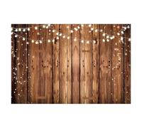 Planche en Bois, Mur de Fleurs, arrière-Plan Photographie, Fournitures décoration for fête d'anniversaire et Mariage, Accessoires Photo pour Photographique(Brown1,Polyester-220x150cm)