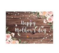 Planche en Bois, Mur de Fleurs, arrière-Plan Photographie, Fournitures décoration for fête d'anniversaire et Mariage, Accessoires Photo pour Studio Photo(Brown4,Polyester-150x100cm)