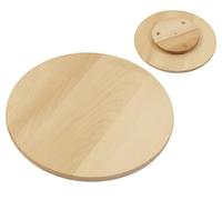 Planche en bois ROTATIVE 35 cm ronde pour apéritif SERVO fromages pizza