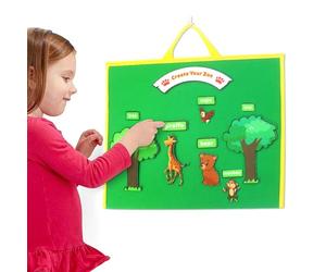 Planche en flanelle pour - Design debout robuste, affichage polyvalent pour salle de ase d'alphabétisation éducative, support de langage visuel en tissu polyvalent pour les