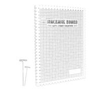 Planche en macramé pour tresser des cordons - Grande planche de projet en macramé de 30 cm, outil de nouage et de tissage, avec aiguilles en T, coussin à carreaux | Organiseur de bracelet à faire