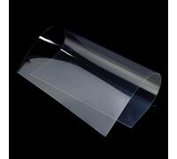 Planche en plastique Feuille de plastique hautement transparente, plaque en PVC 0,3 à 10 mm d'épaisseur, panneau rigide pouvant être utilisé dans nombreux projets artisanaux, 1 pièce(200x300x6mm)