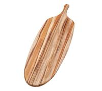 Planche en teck de service CANOE Longue ep. 1,3 cm 67 x 21,5 cm