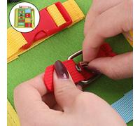Planche En Tissu De Feutre, Planche Sensorielle Montessori, Planche Active Pour Le Développement De La Vie De Base Des Tout-Petits