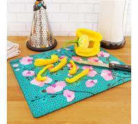 Planche en verre bleu turquoise