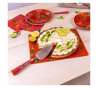 Planche en verre rouge