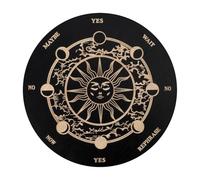 Planche et radiesthésie en | Planchette métaphysique en bois avec lettres | Décorations spirituelles Jeu de planches de divination pour débutants, famille