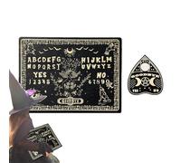 Planche fantôme en bois - Décorations élégantes en bois - Jeu de société parlant - Pour la maison, le salon, Halloween, la fête de famille, les fêtes