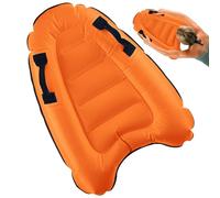 Planche Gonflable Piscine, Shyllin 75 * 54.5 CM Planche Natation Adulte, Adéquation Toboggan Gonflable Piscine Pliable (Orange)